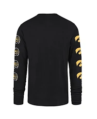 '47 Brand Men's Black Iowa Hawkeyes Go Big Long Sleeve T-Shirt