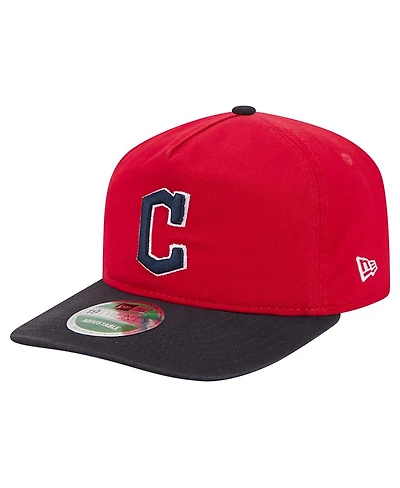 New Era Men's Red Cleveland Guardians Team 19TWENTY Adjustable Hat