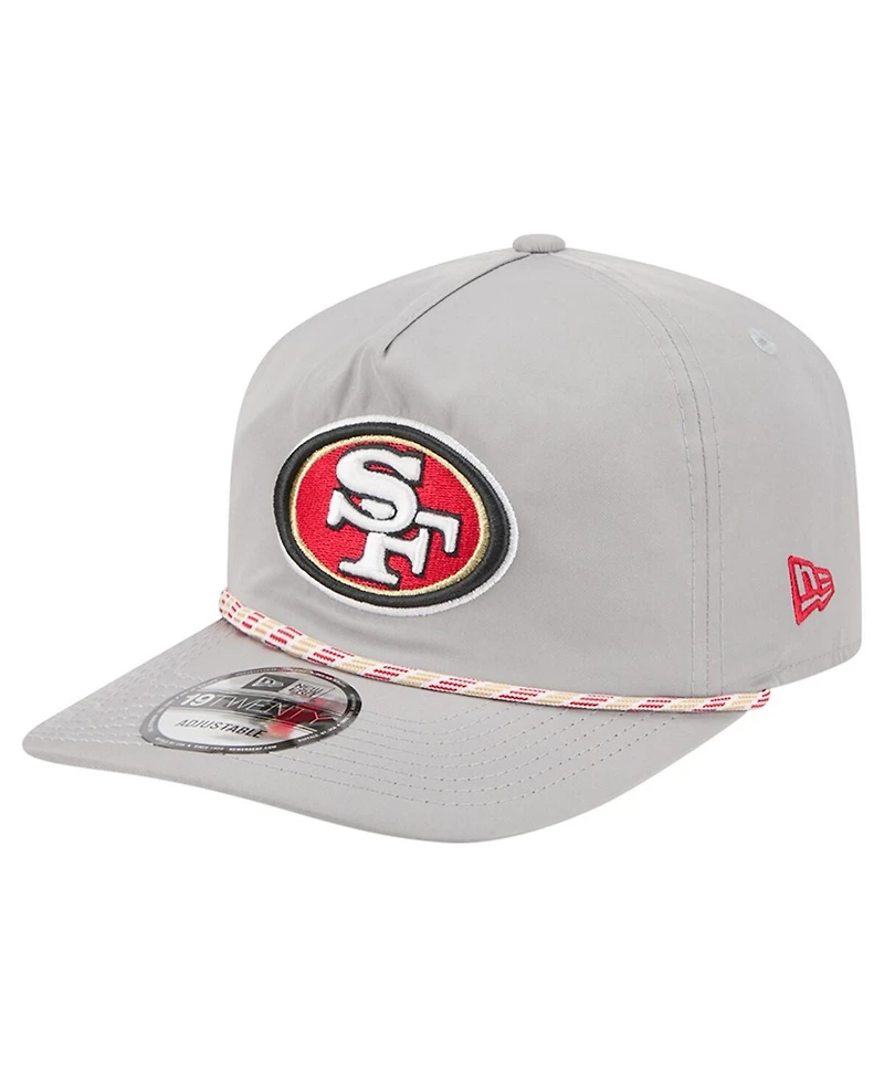 New Era Men's Gray San Francisco 49ers Rope 19TWENTY Hat
