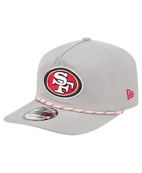 New Era Men's Gray San Francisco 49ers Rope 19TWENTY Hat