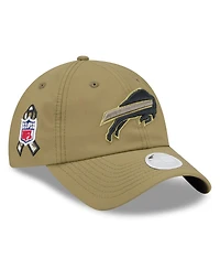 New Era Women's Green Buffalo Bills 2025 Salute to Service Pony Tail Adjustable Hat