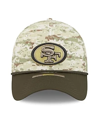 New Era Men's Camo/Dark Green/Dark Green San Francisco 49ers 2025 Salute to Service 39THIRTY Flex Hat