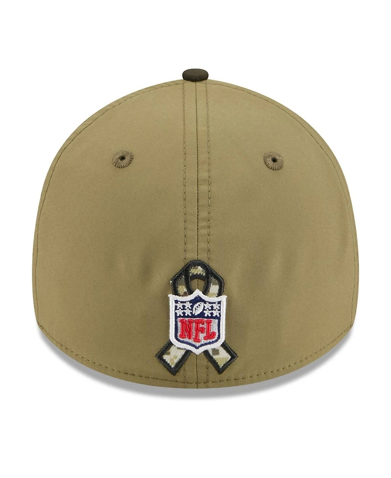 New Era Men's Green/Dark Green Washington Commanders 2025 Salute to Service 39THIRTY Flex Hat