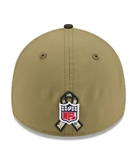 New Era Men's Green/Dark Green Washington Commanders 2025 Salute to Service 39THIRTY Flex Hat
