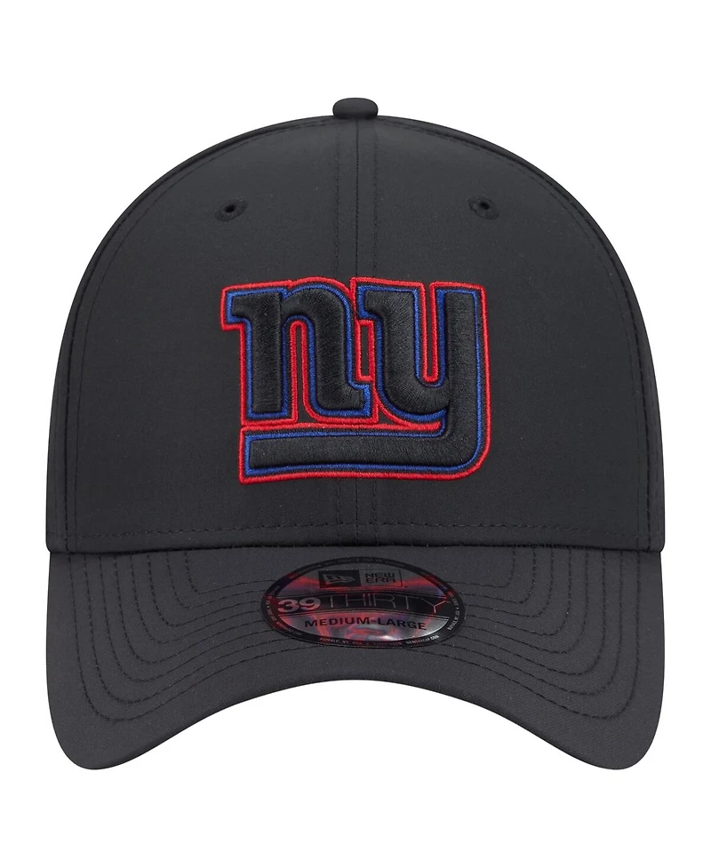 New Era Men's Black New York Giants Night 39THIRTY Flex Hat