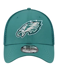 New Era Men's Midnight Green Philadelphia Eagles Outline 39THIRTY Flex Hat