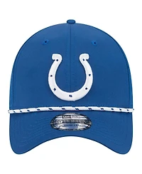 New Era Men's Royal Indianapolis Colts Perforated 39THIRTY Flex Hat