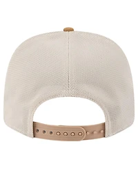 New Era Men's Light Beige Kansas City Chiefs Two-Tone Trucker 9SEVENTY Adjustable Hat
