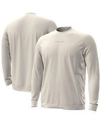 Under Armour Men's Cream Notre Dame Fighting Irish Sideline Meridian Cold Weather Sweatshirt