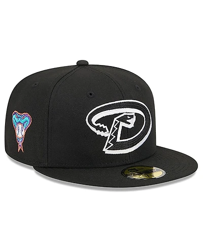 New Era x Alpha Industries Men's Black Arizona Diamondbacks 59FIFTY Fitted Hat