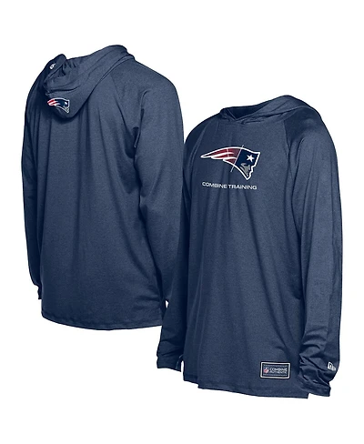 New Era Men's Navy England Patriots Functional Fandom Hoodie