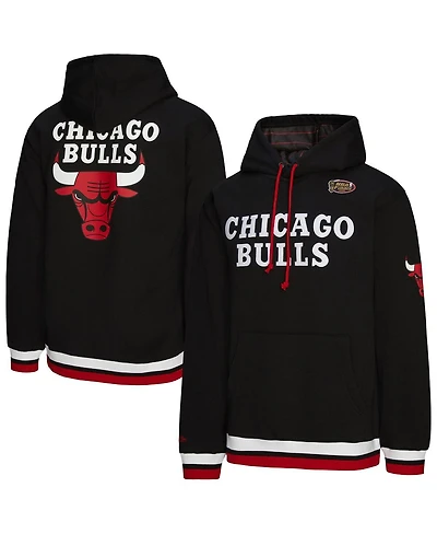 Mitchell & Ness Men's and Women's Black Chicago Bulls Vintage Heavyweight Hoodie