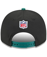 New Era Big Boys and Girls Black/Green New York Jets 2025 Nfl Draft A-Frame 9FIFTY Snapback Hat