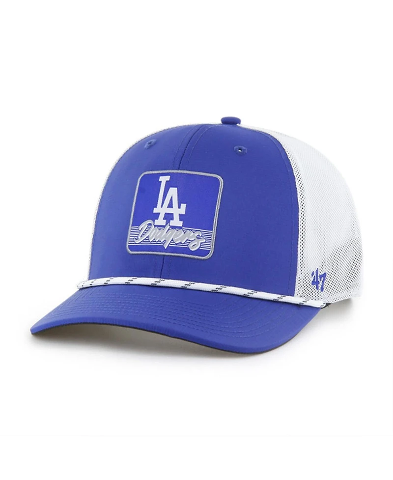 '47 Brand Men's Royal/White Los Angeles Dodgers Scratch Adjustable Trucker Hat