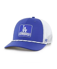 '47 Brand Men's Royal/White Los Angeles Dodgers Scratch Adjustable Trucker Hat