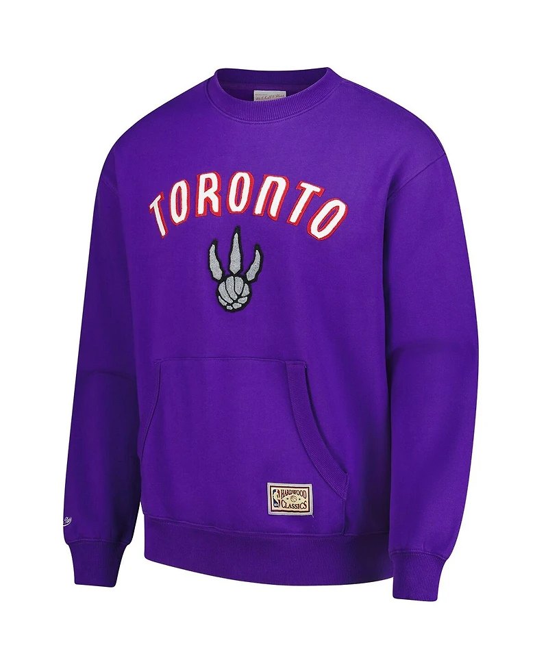 Mitchell & Ness Men's Purple Toronto Raptors Nights Pullover Sweatshirt