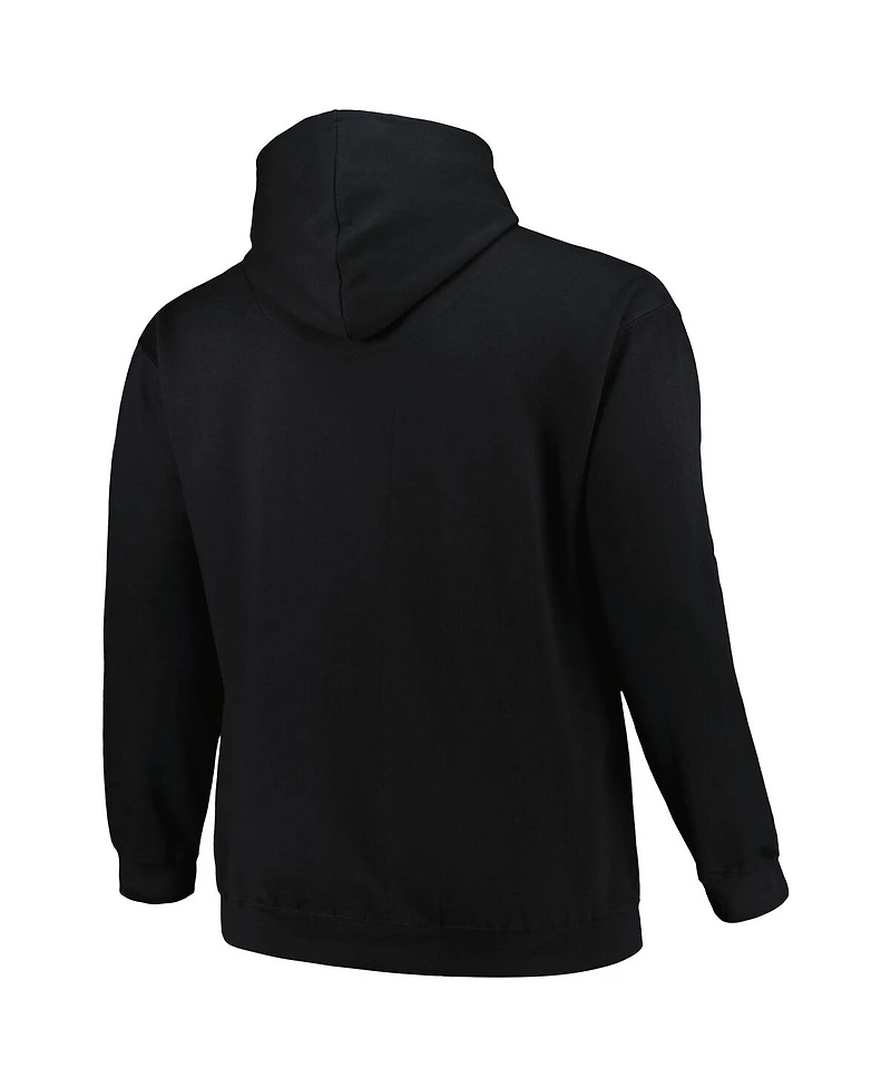 Mitchell & Ness Men's Black Orlando Magic Hardwood Classics Big Tall Pullover Hoodie