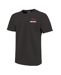 Image One Men's Black Arkansas Razorbacks Hyper Local T-Shirt