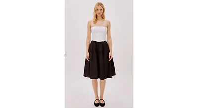 Labeca London Women's Daria Cotton Strapless Dress