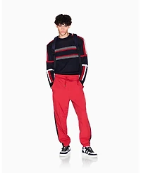 A|X Armani Exchange Men's Color Block Tape Sweater