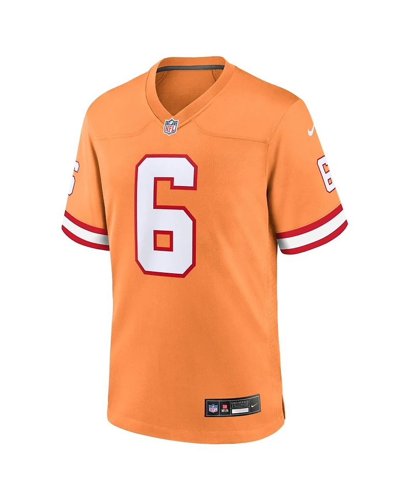Nike Men's Baker Mayfield Orange Tampa Bay Buccaneers Throwback Game Jersey