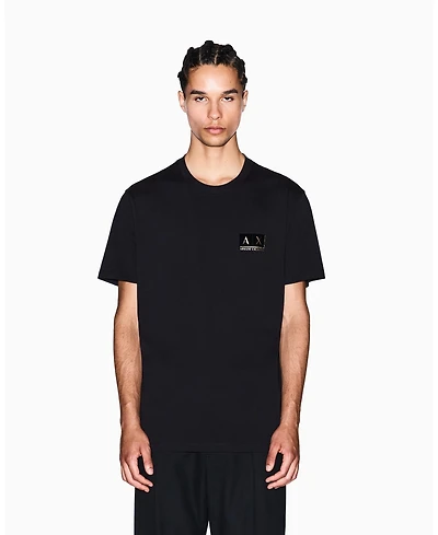 A|X Armani Exchange Men's Gold Logo Graphic T-Shirt