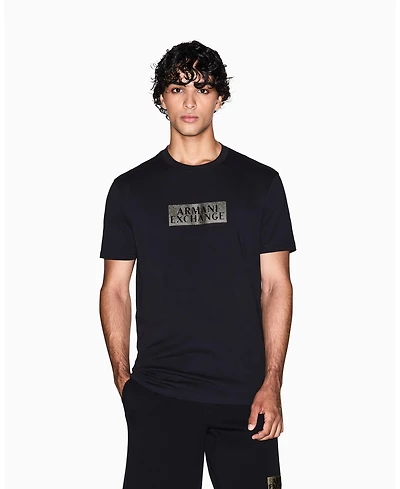 A|X Armani Exchange Men's Gold Logo Graphic T-Shirt
