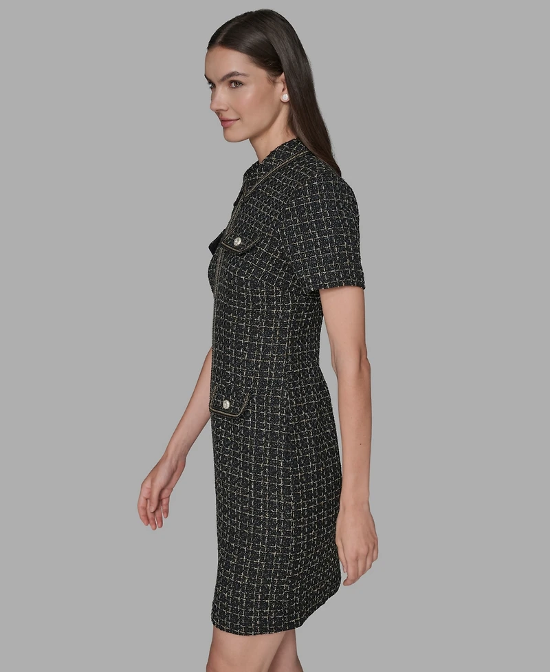Karl Lagerfeld Paris Women's Collared Dress
