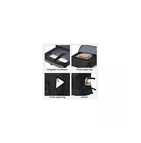 Anti-Theft Laptop Backpack with Shoe Compartment - Convertible Business & Hiking Bag, Heavy-Duty Nylon Travel Backpack