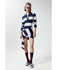 Desigual Women's Striped polo dress