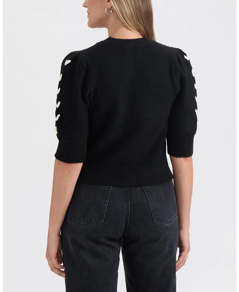 Ellen Tracy Women's Cable Knit Sweater