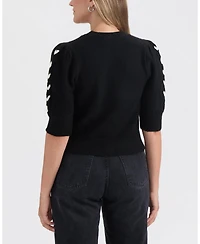 Ellen Tracy Women's Cable Knit Sweater