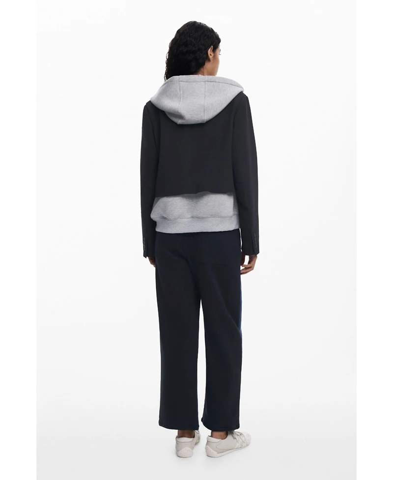 Desigual Women's Combined knit blazer