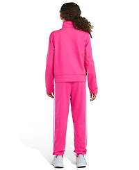 Adidas Big Girls S-xl Two Piece Event Tricot Full-Zip Jacket and Joggers Set