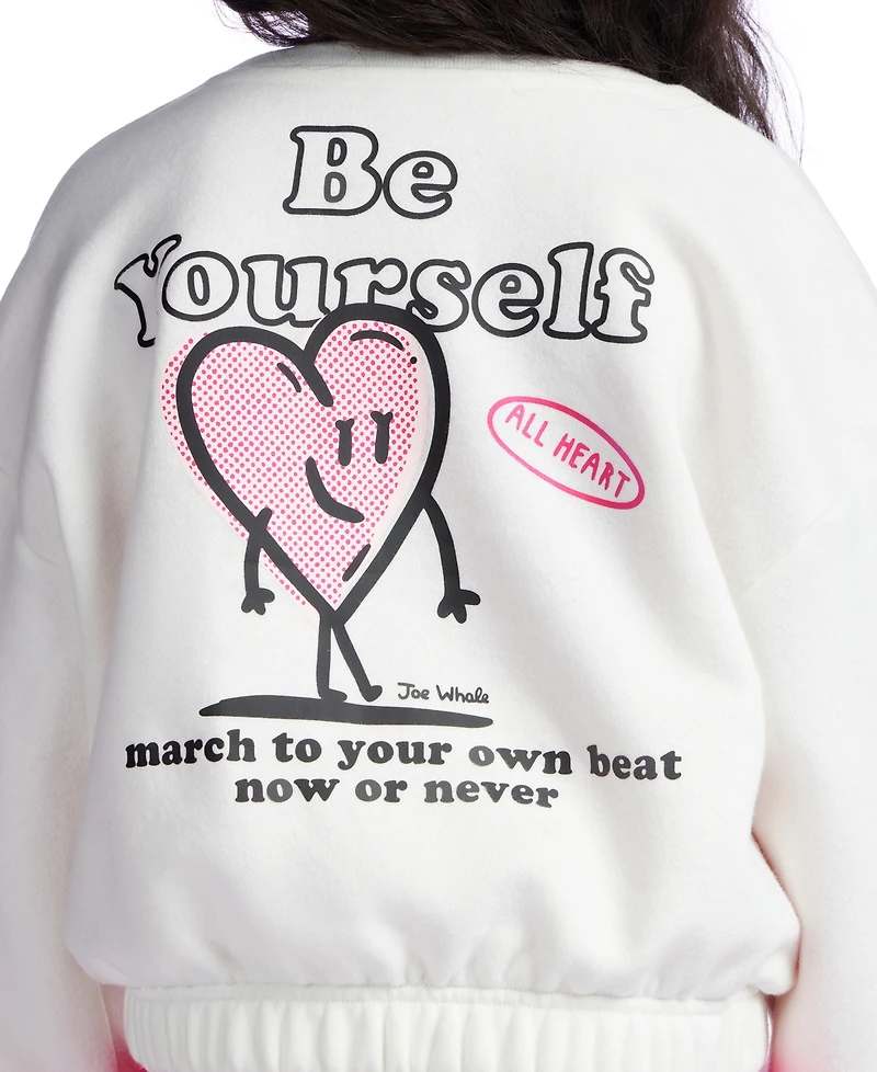 Color Lab Girls 2T-6X Crewneck Long Sleeve Sweatshirt