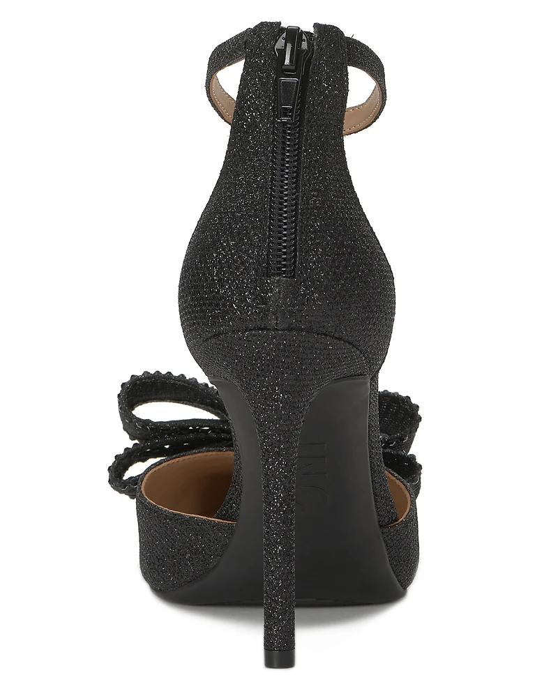 I.n.c. International Concepts Women's Kierstyn Point Toe Bow Sandals, Macy's Exclusive