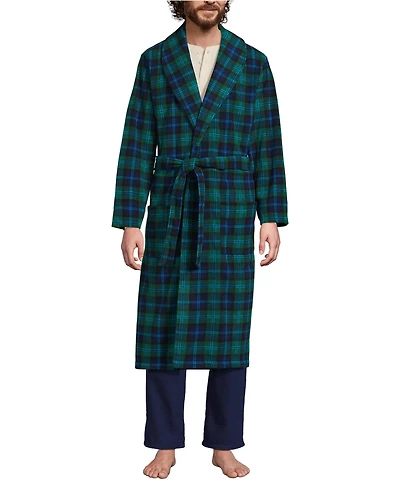 Lands' End Men's Fleece Robe