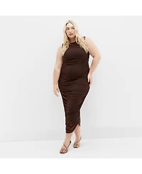 City Chic Plus Halo Midi Dress