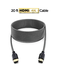 Powerbear Hdmi Cable 2-Pack High Speed Braided Gold Connectors for Tv Laptop Console