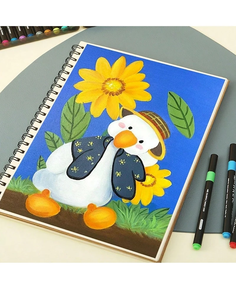 Htutwoo 60 Colors Acrylic Paint Pens, Water-Based Ink Markers, for Canvas, Rock Painting, Wood, Glass, Metal, Ceramic, Stone