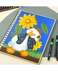 Htutwoo 60 Colors Acrylic Paint Pens, Water-Based Ink Markers, for Canvas, Rock Painting, Wood, Glass, Metal, Ceramic, Stone