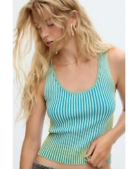 Desigual Women's Textured striped T-shirt