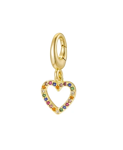 Untamed Petals Heart Charm