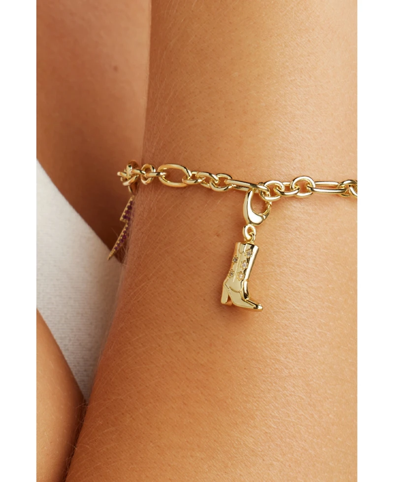 Untamed Petals Cowboy Boot Charm