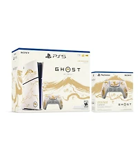 Sony Playstation 5 Disc Ghost of Yotei Limited Edition Bundle with Extra Controller
