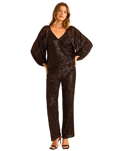 Vince Camuto Women's V-Neck Pull-On Top