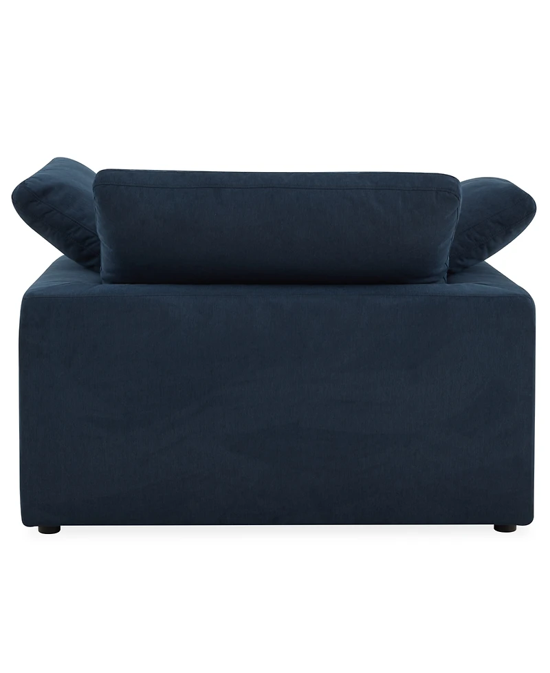 Furniture Fog 55" Fabric Accent Chair
