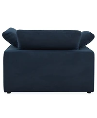 Furniture Fog 55" Fabric Accent Chair