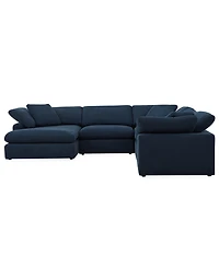 Furniture Fog 5-Pc. Fabric Chaise L-Sectional Sofa Set