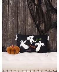 C&F Home 13" x 20" Boo Ghosts Embellished Halloween Throw Pillow